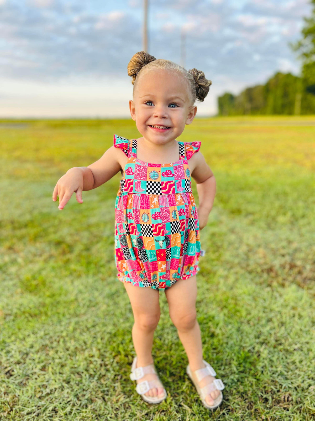 18/24 Months Howdy Bamboo Romper (FINAL SALE)