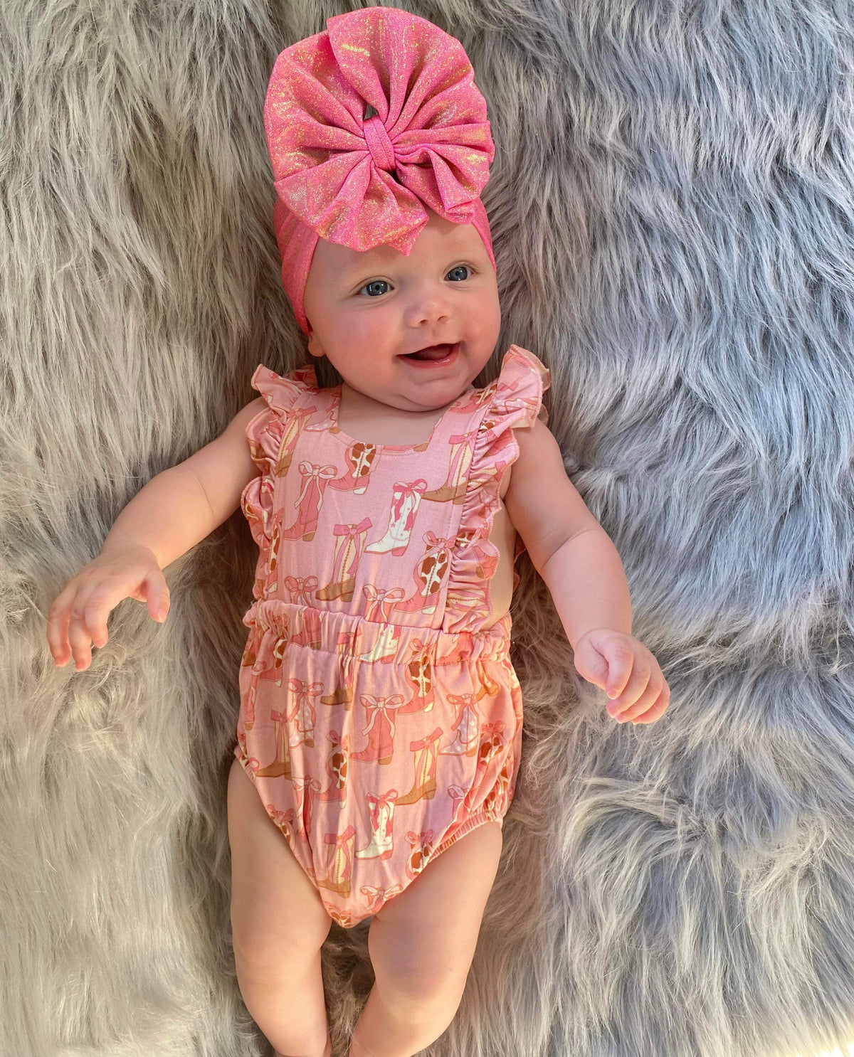 2T Cowgirl Up Bamboo Romper (FINAL SALE)