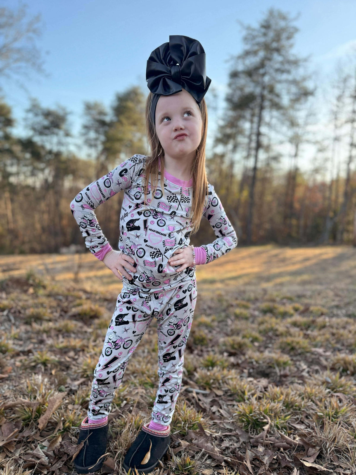 PINK Heartbreaker Racing Co Bamboo Set (FINAL SALE)