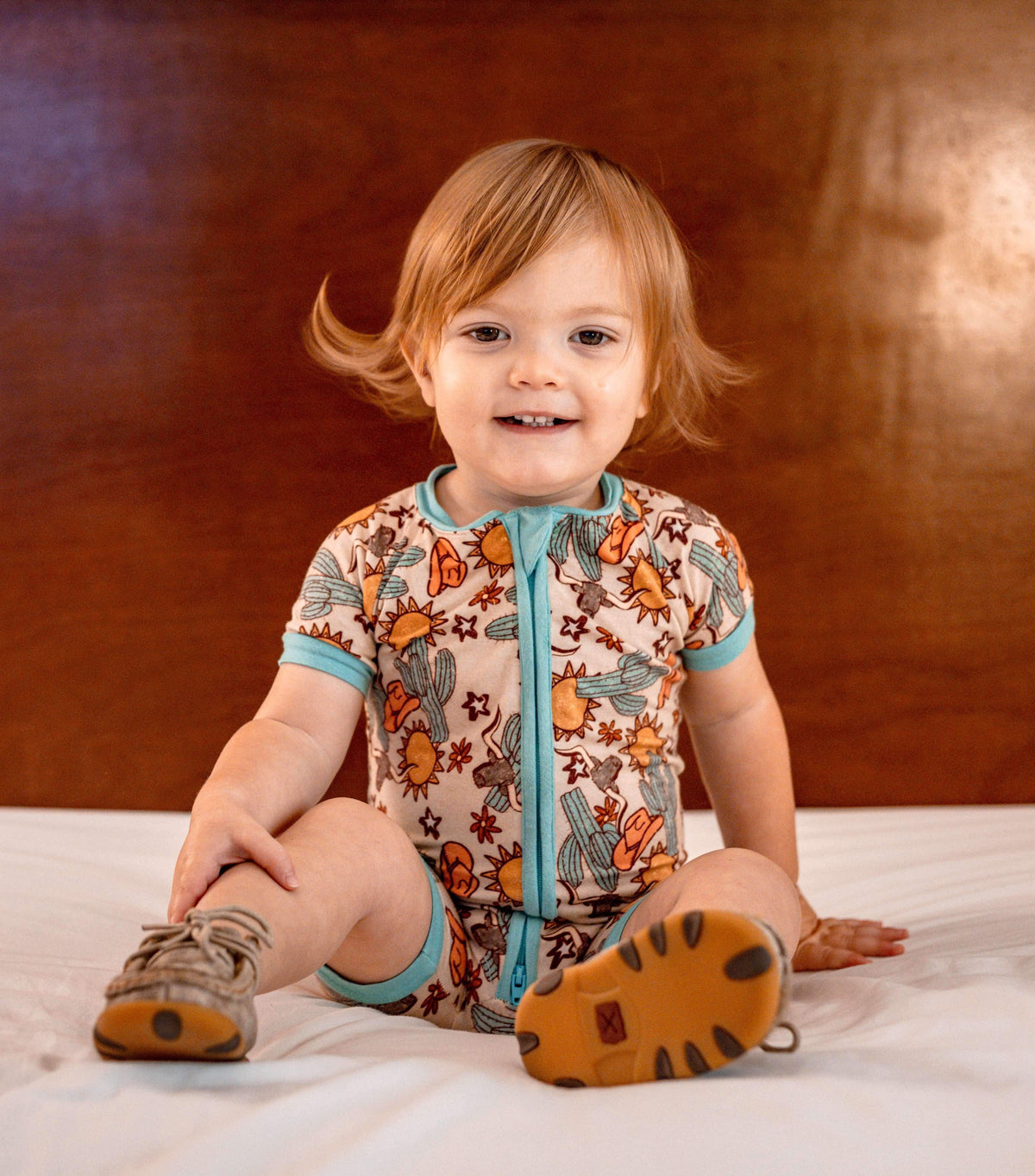 4t Wild West Bamboo Shortie Romper (FINAL SALE)