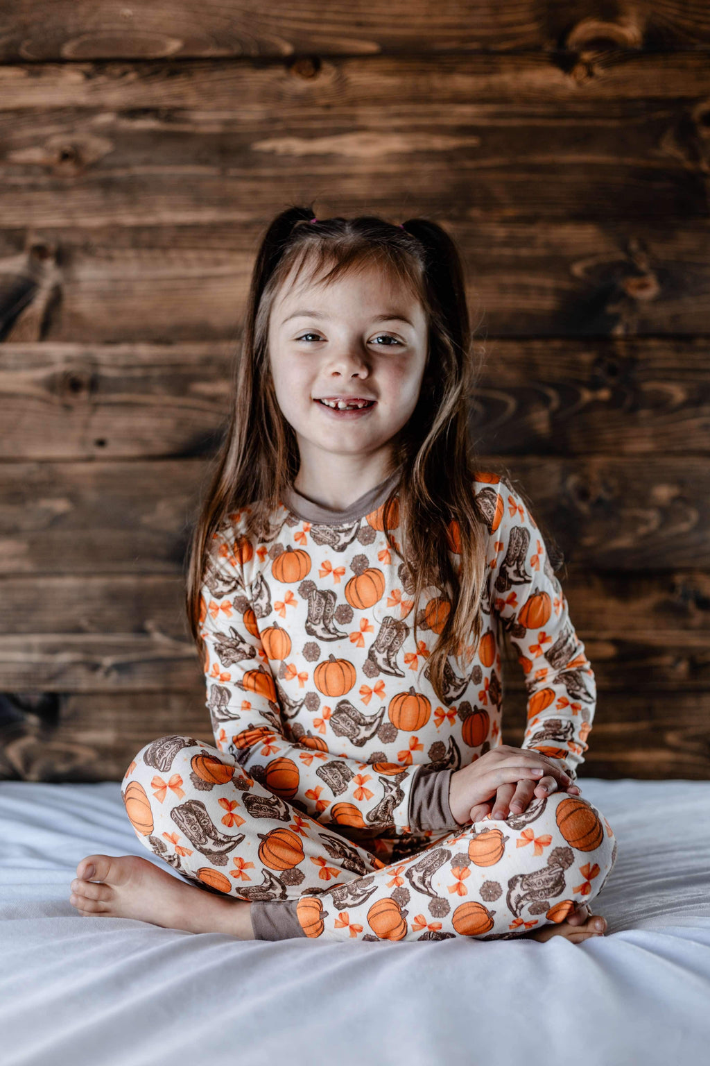 Howdy Pumpkin Bamboo Set (FINAL SALE) SIZES 18/24M, 4YR