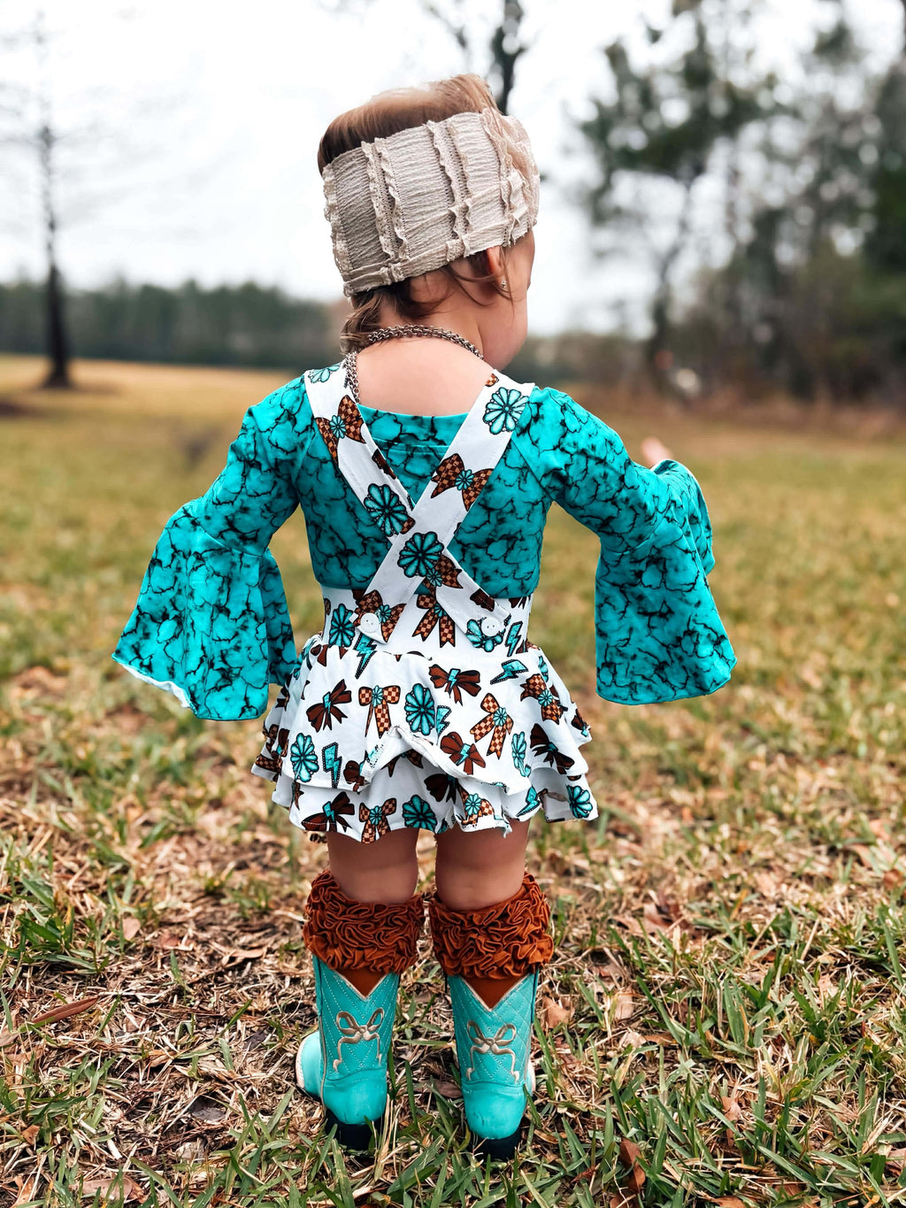 Ribbon Rodeo suspender skirt