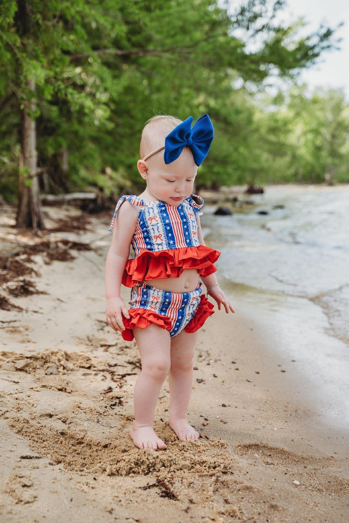 Little Miss America 2 Piece Swim Suit