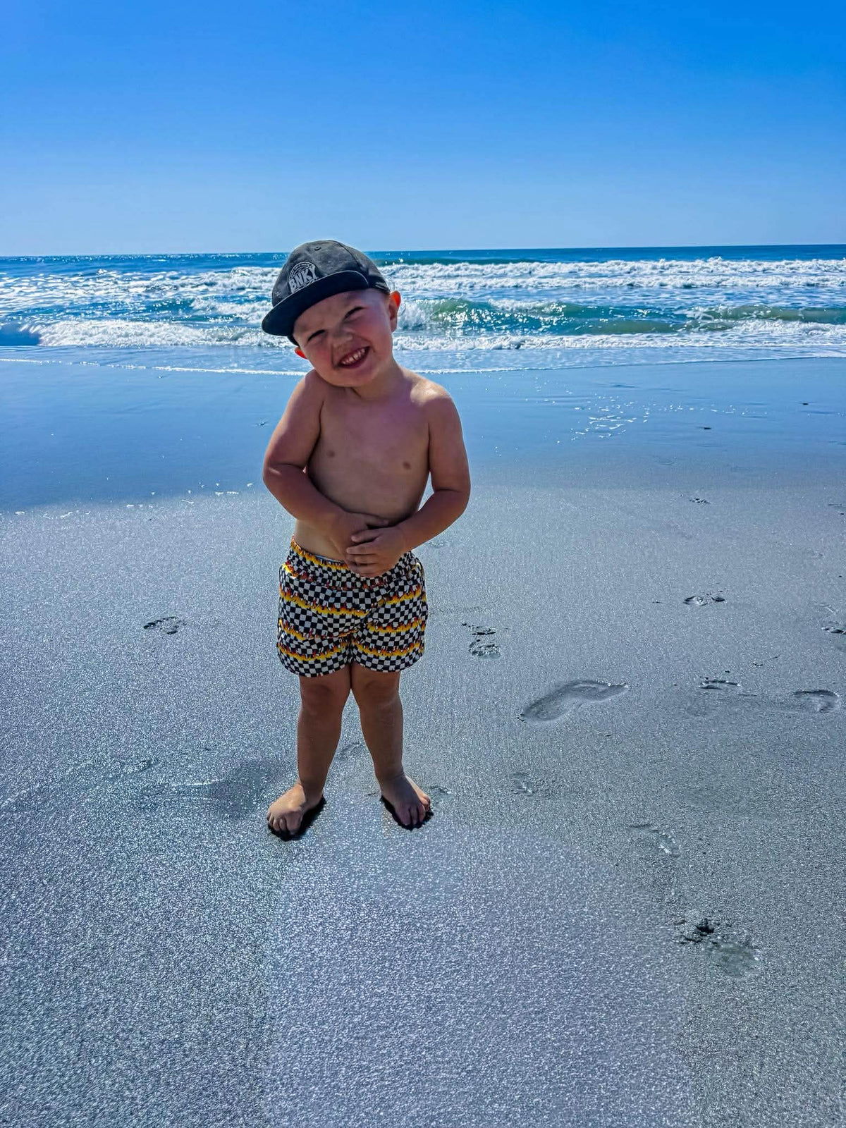 Fast Lane Dude Swim Trunks