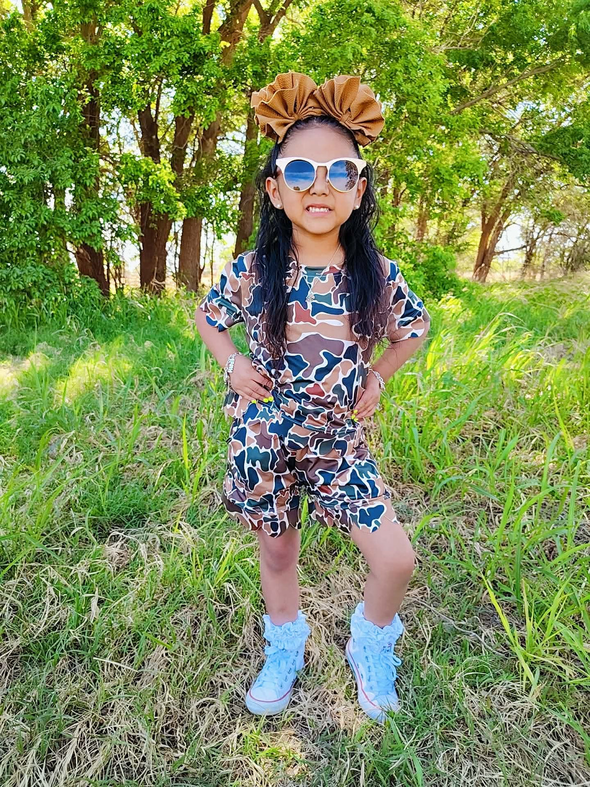 Camo Cutie Scalloped Set