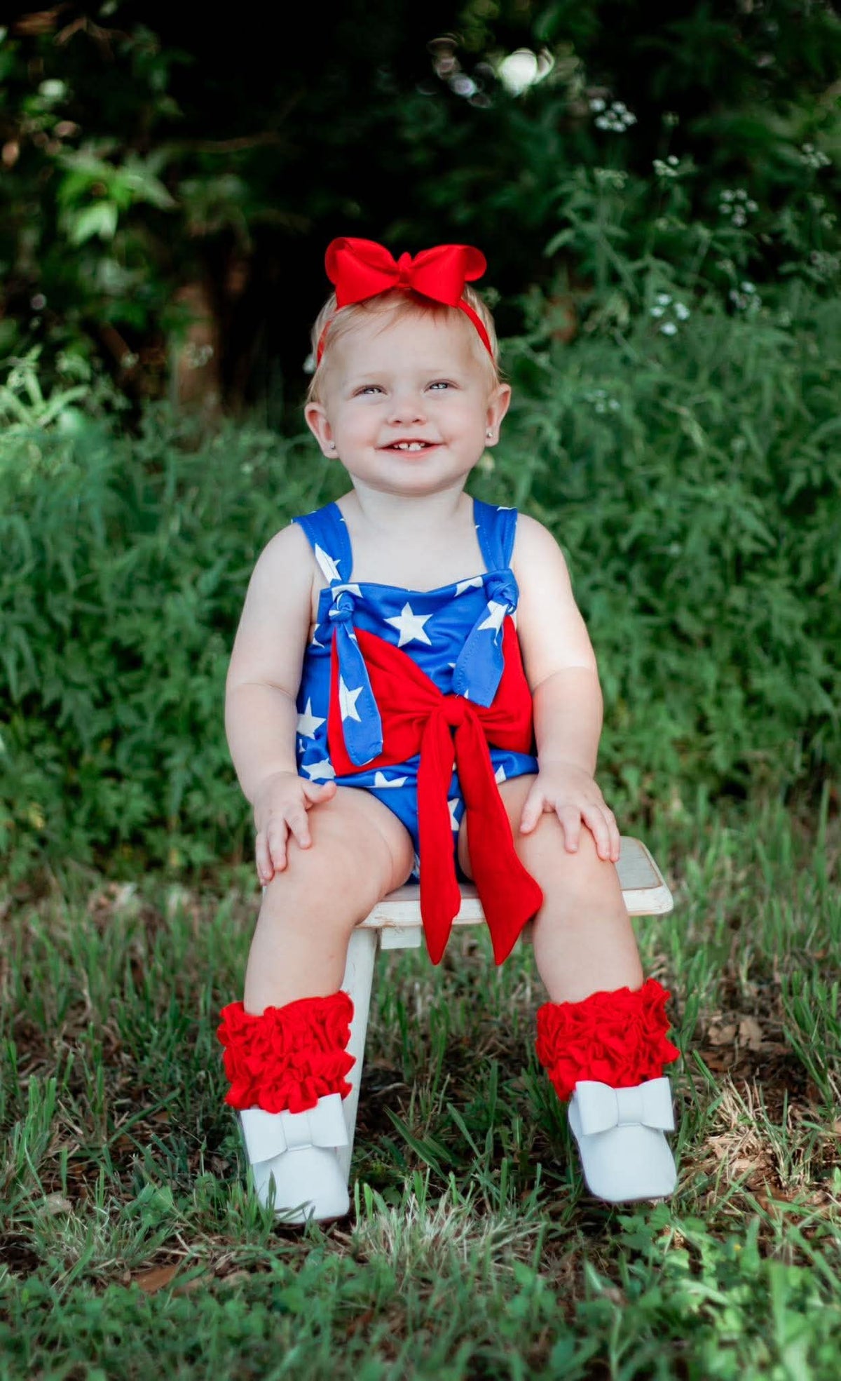 Patriotic Bow Bubble