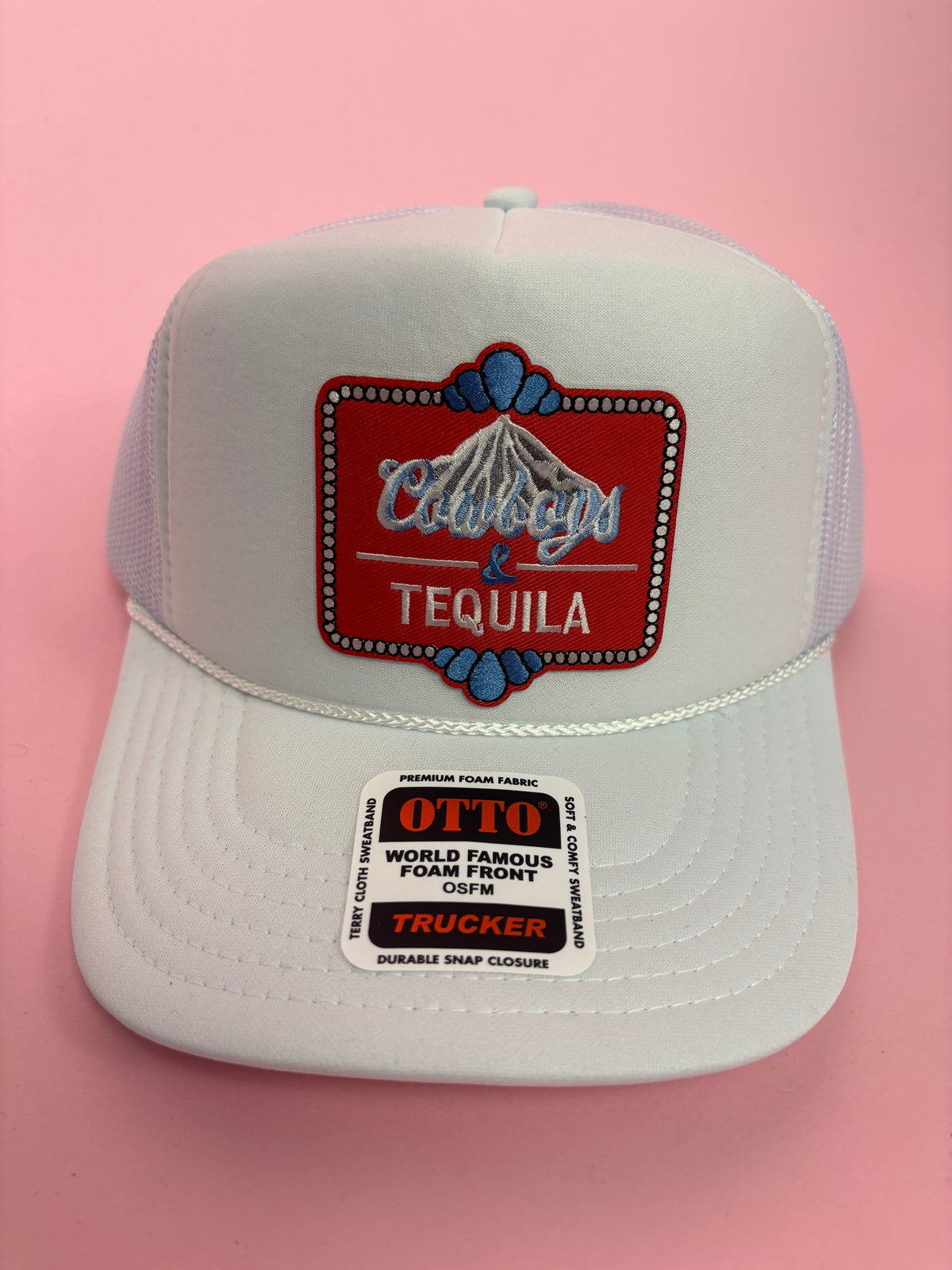 Cowboys & Tequila Patch Foam Trucker Hat