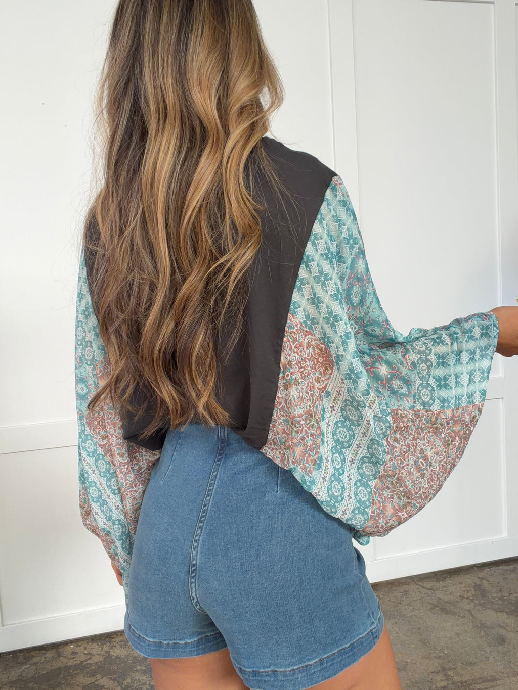 Free Bird Vintage Kantha Top