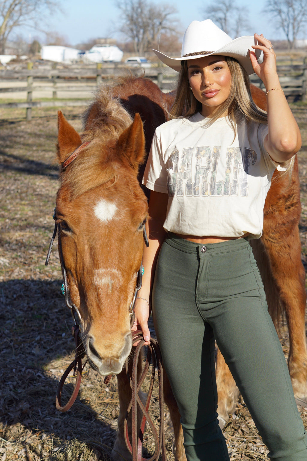 Hello Darlin' Camo Graphic