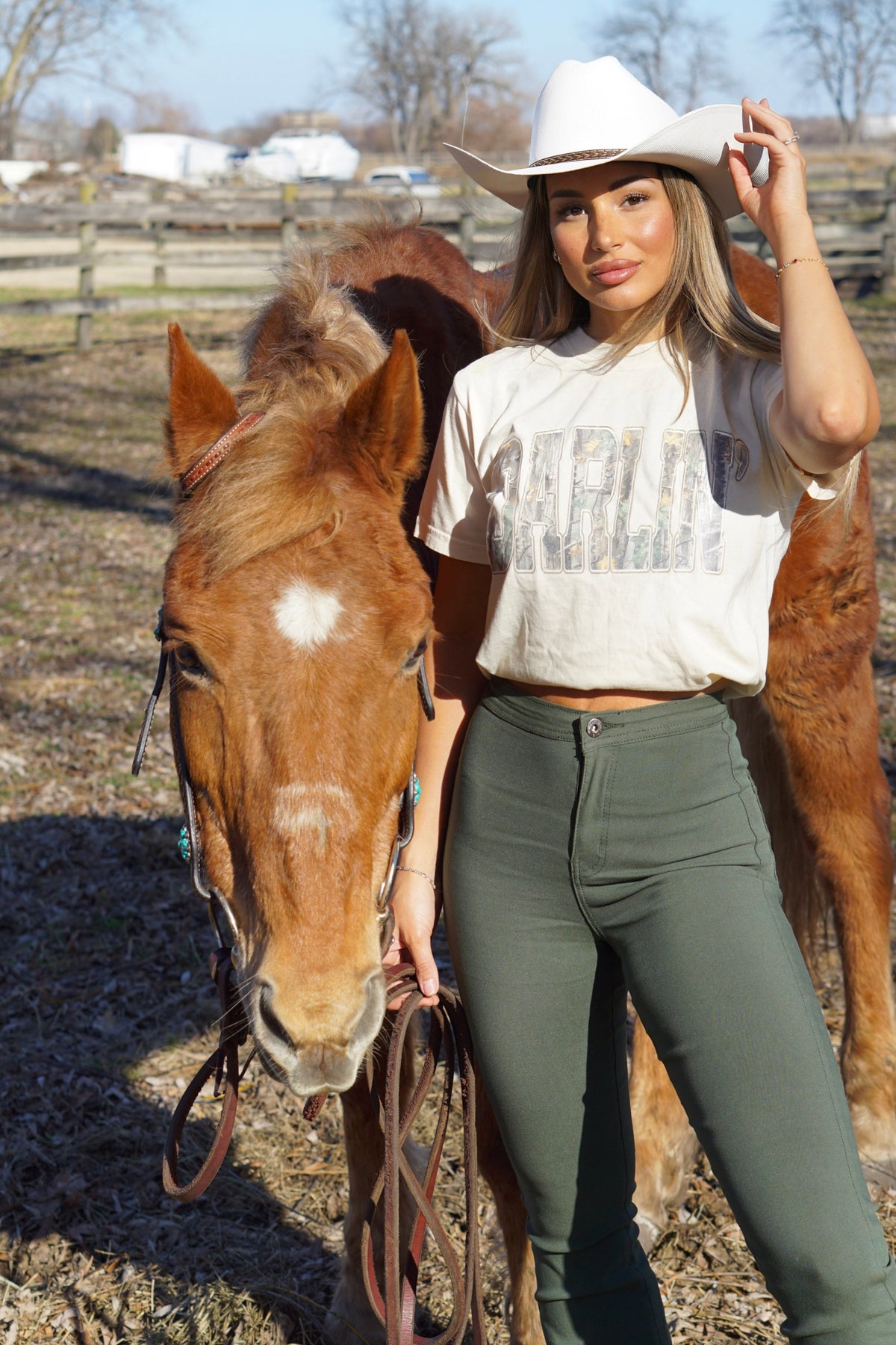 Hello Darlin' Camo Graphic
