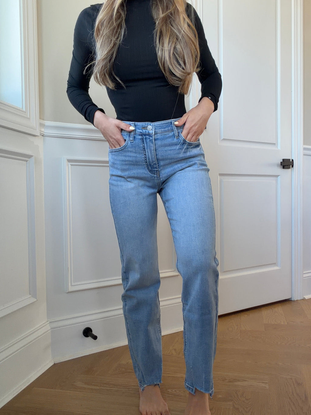 Jupiter High Rise Straight Leg Jeans