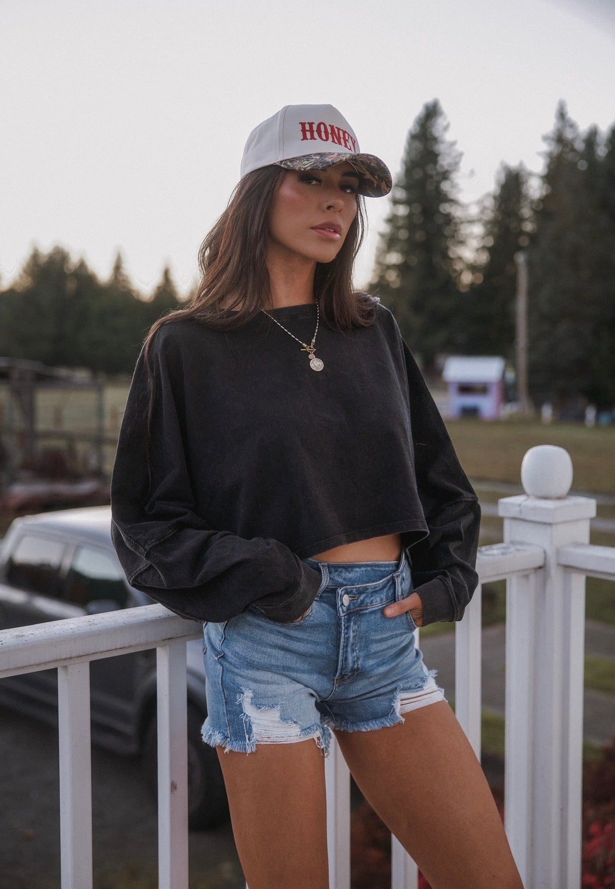 Riley Cropped Long Sleeve