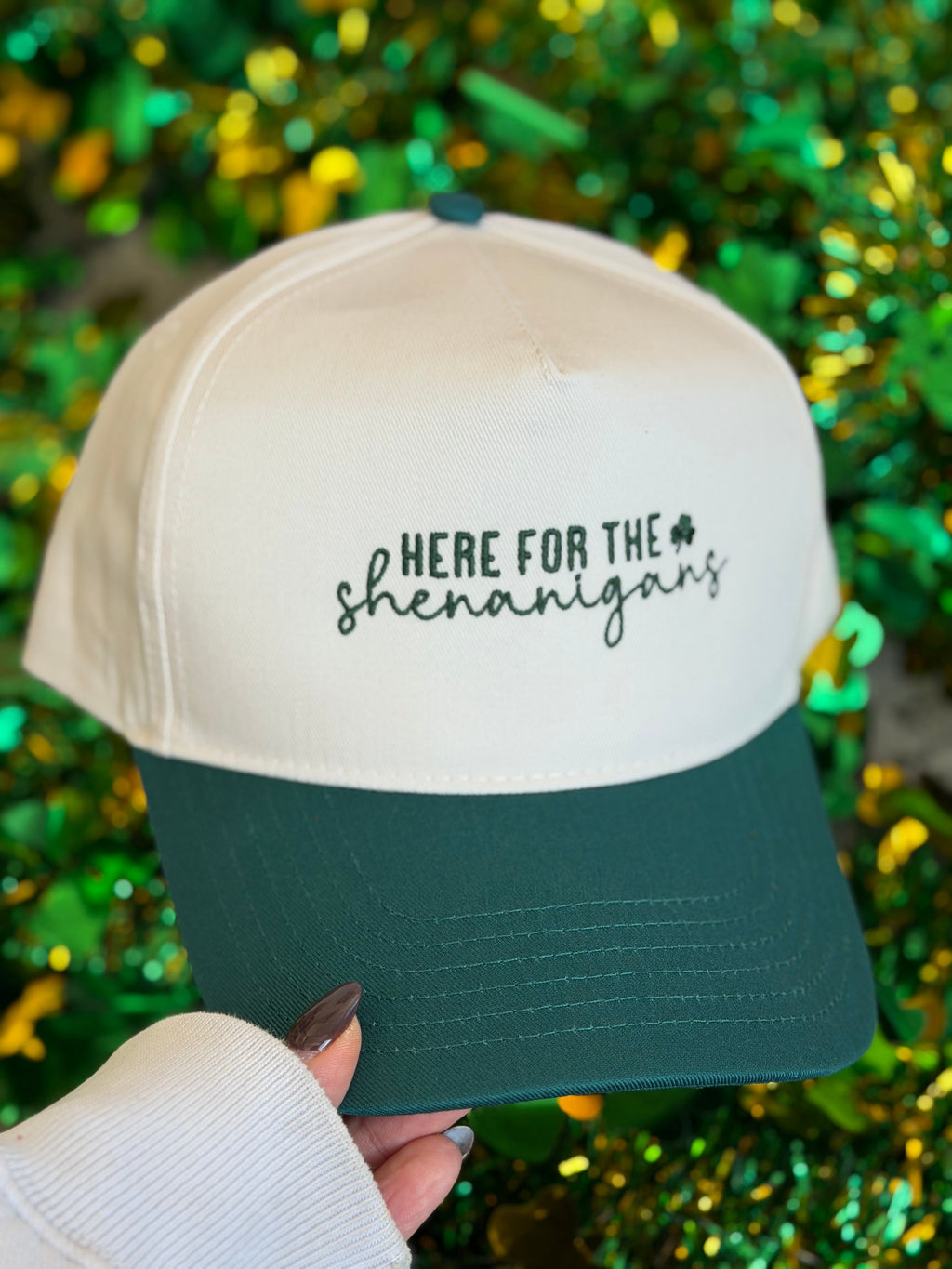 Here For The Shenanigans Trucker Hat