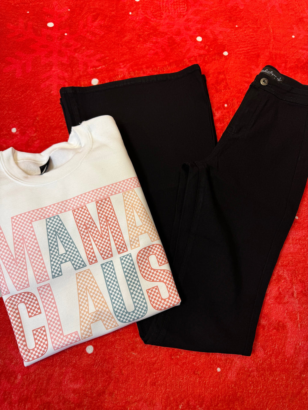 North Pole Mom Flare Bundle - (1 Fiona Flare + 1 North Pole Mom Crewneck)