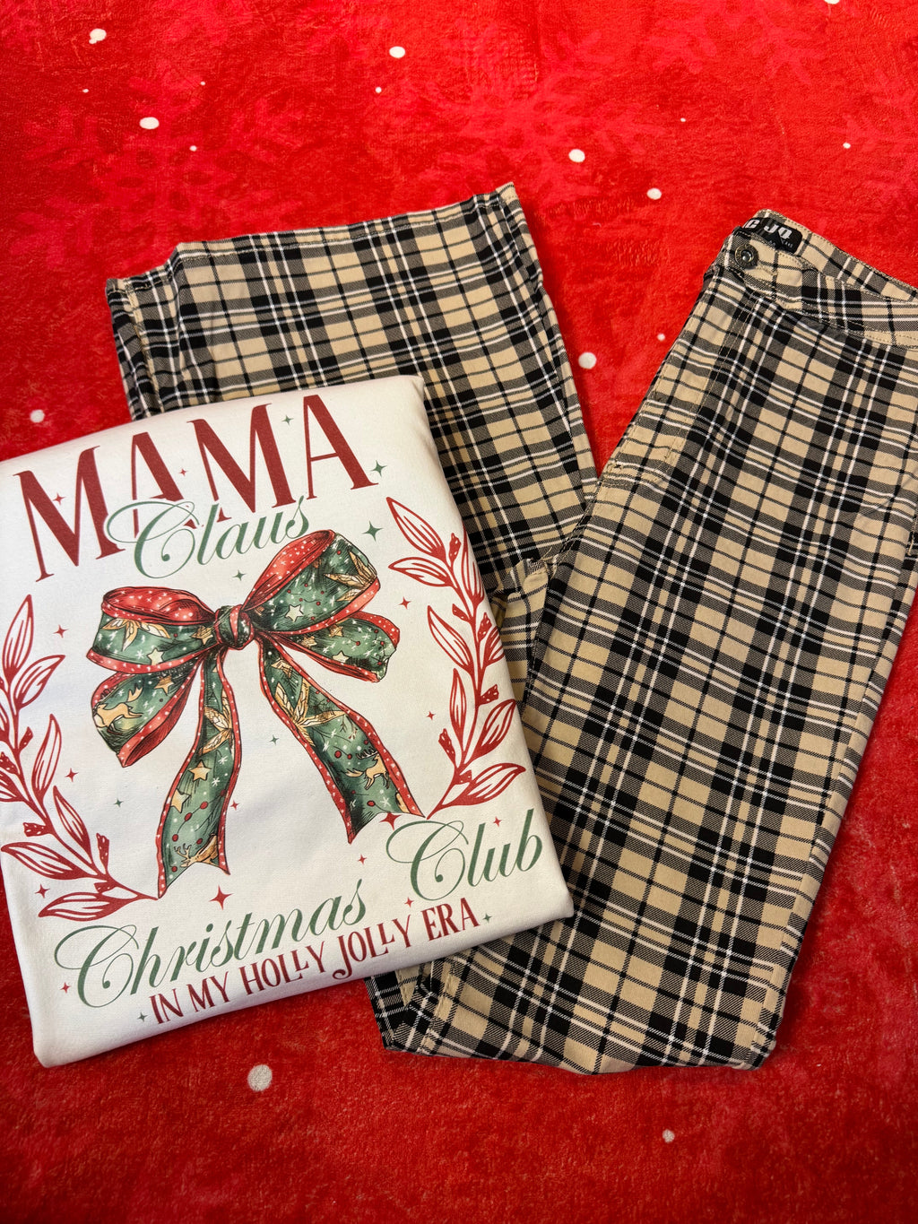 North Pole Mom Flare Bundle - (1 Fiona Flare + 1 North Pole Mom Crewneck)