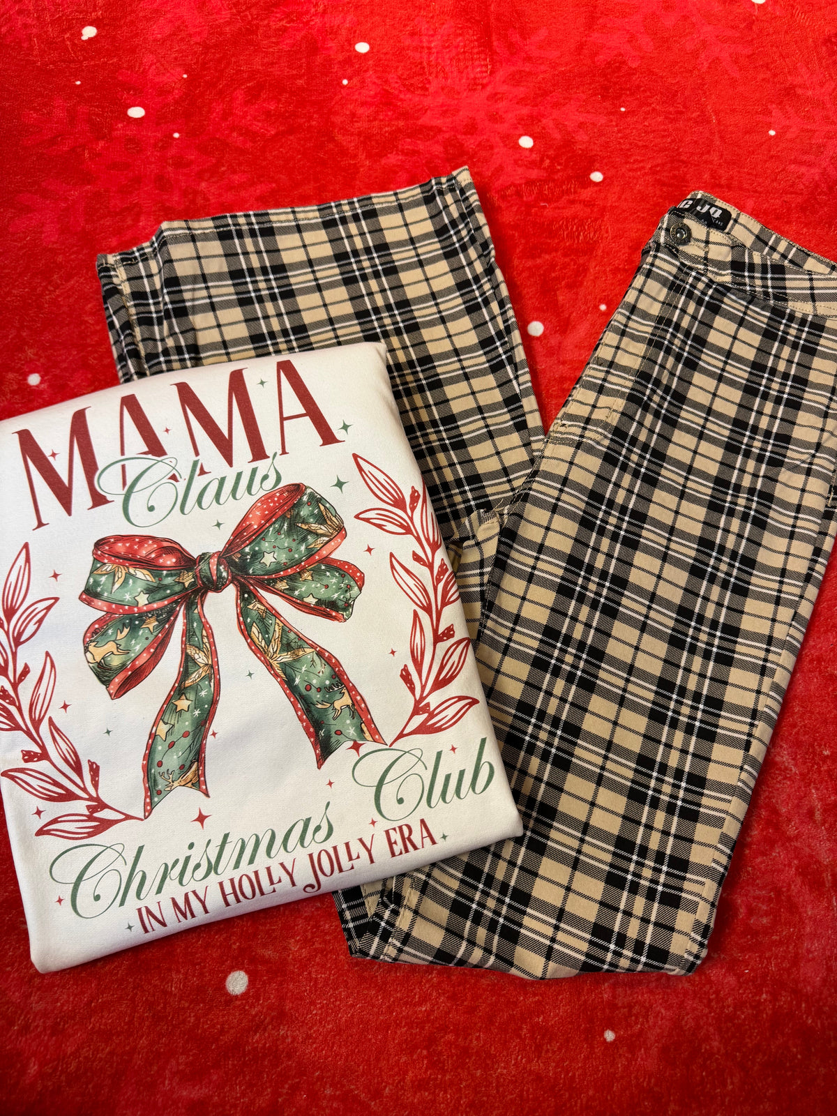 North Pole Mom Flare Bundle - (1 Fiona Flare + 1 North Pole Mom Crewneck)