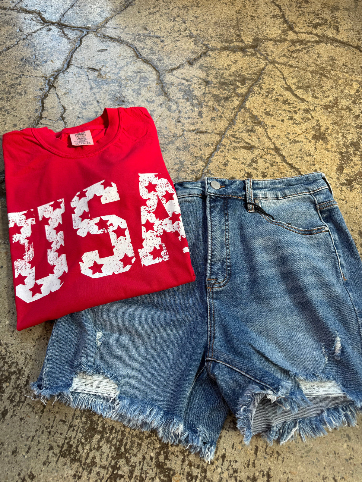 All American Shorts Bundle (1 Risen Short + 1 Graphic Tee)