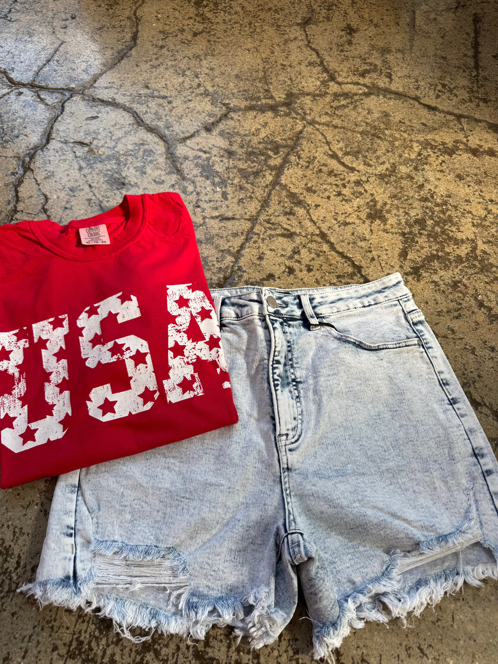 All American Shorts Bundle (1 Risen Short + 1 Graphic Tee)