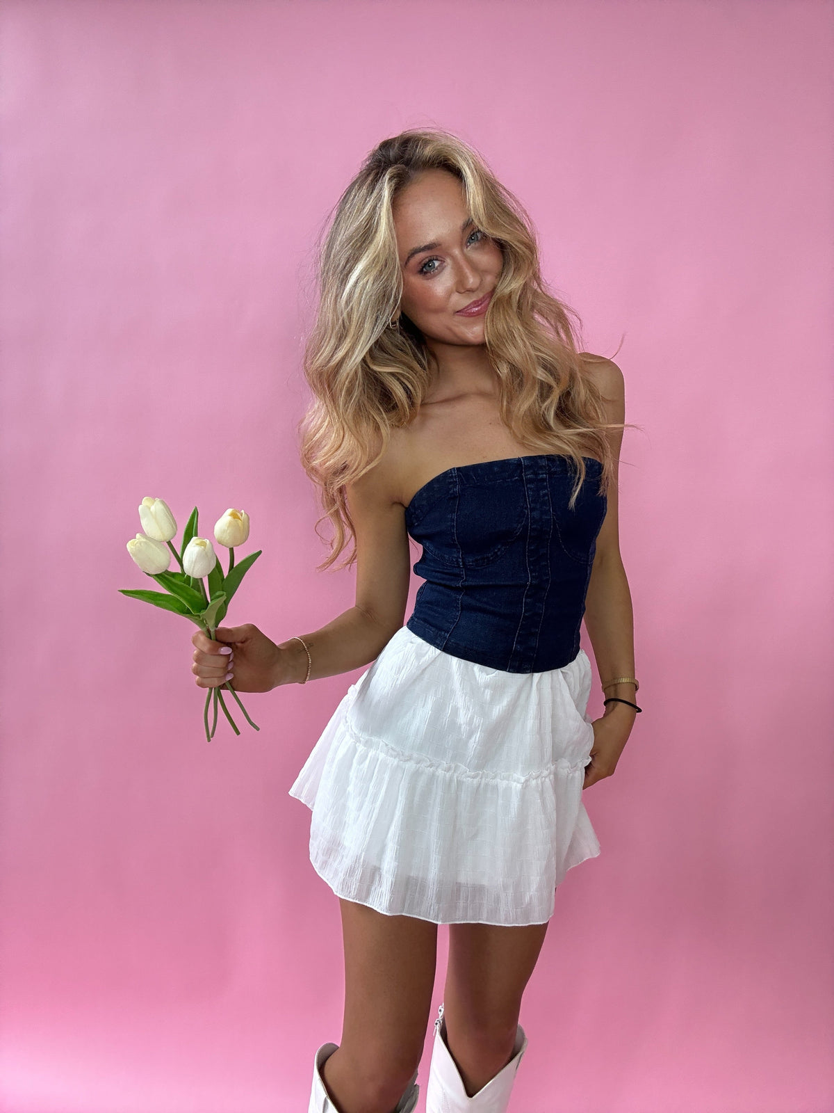 PREORDER: Petra Tiered Mini Skirt