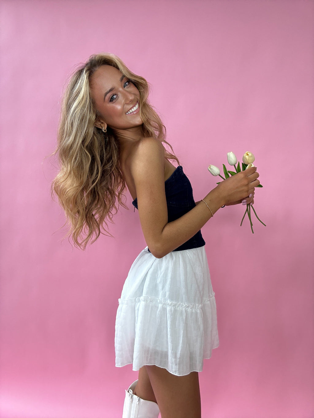 PREORDER: Petra Tiered Mini Skirt