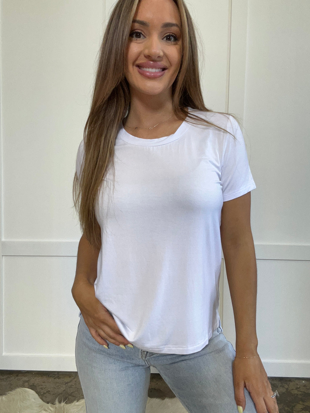 Renee Round Neck Short Sleeve T-Shirt