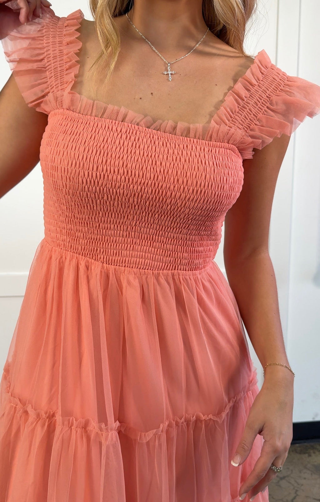 Tea Time Tulle Midi Dress