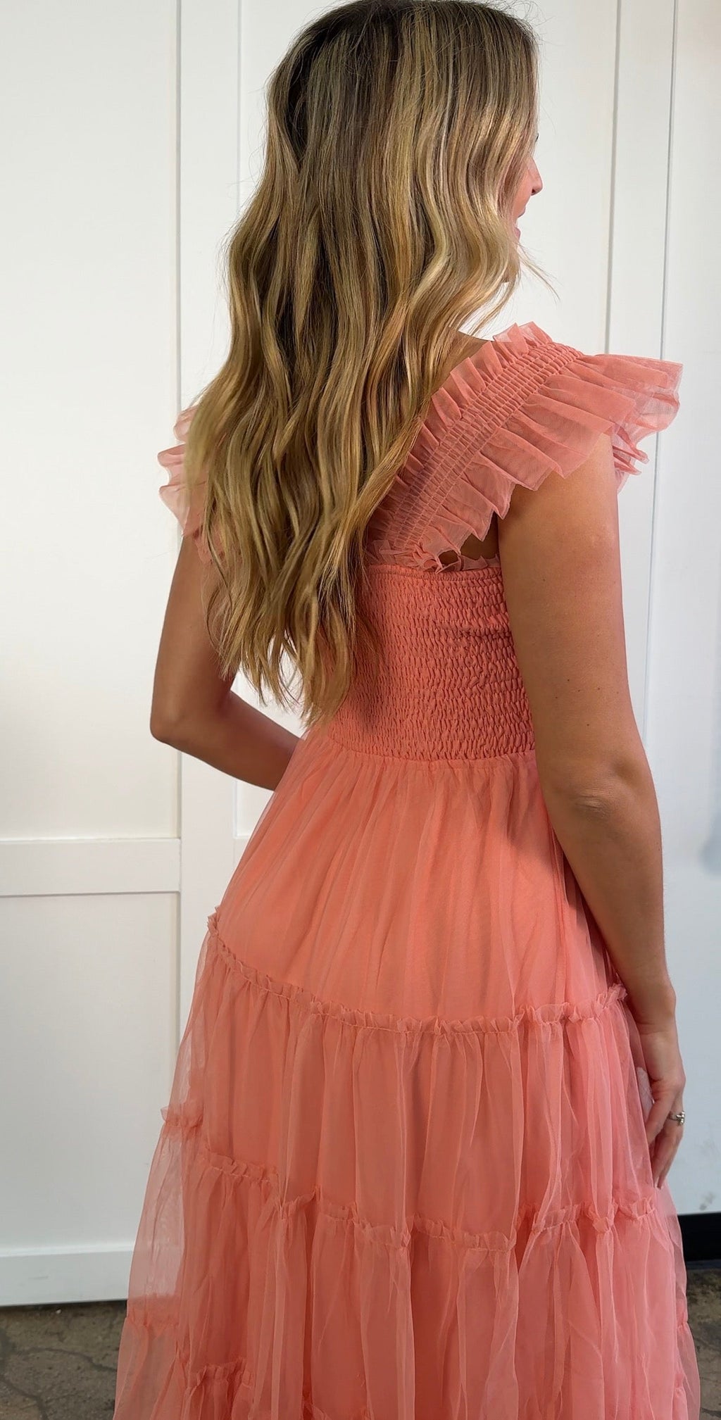 Tea Time Tulle Midi Dress