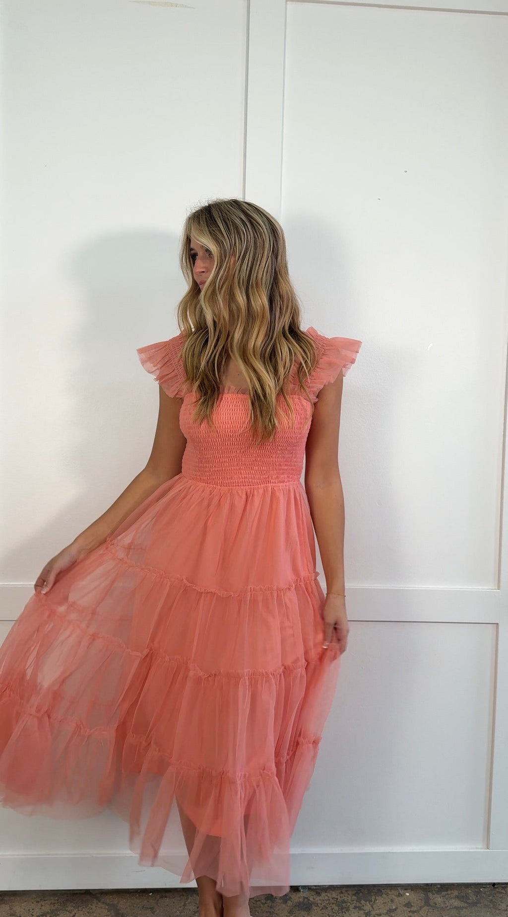 Tea Time Tulle Midi Dress