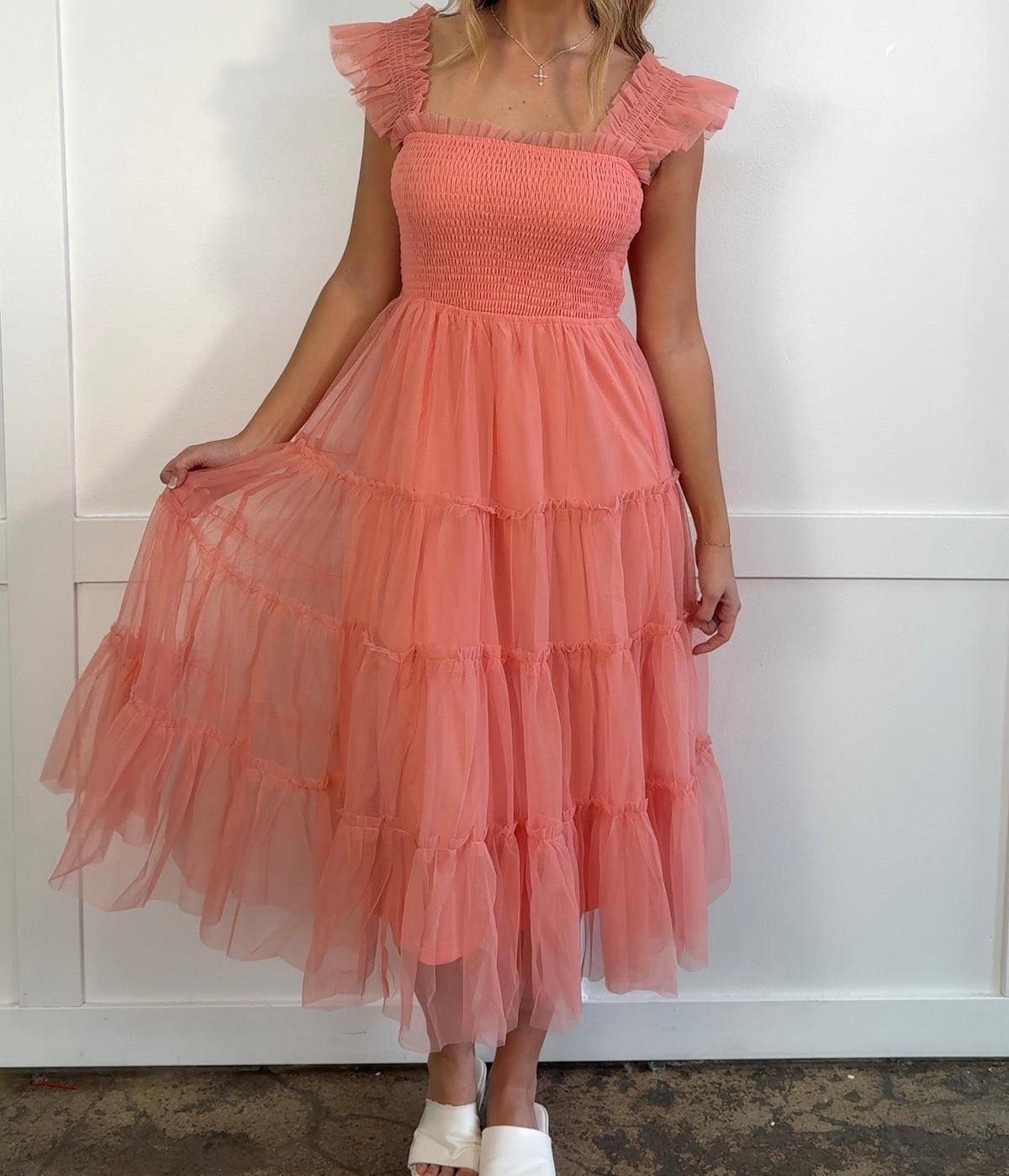 Tea Time Tulle Midi Dress