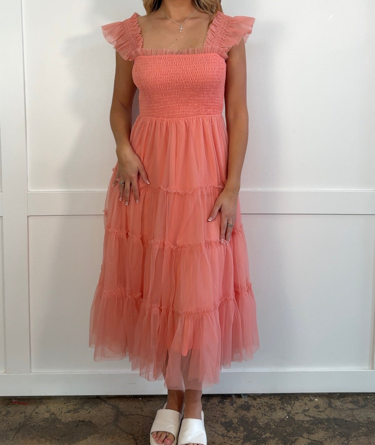 Tea Time Tulle Midi Dress