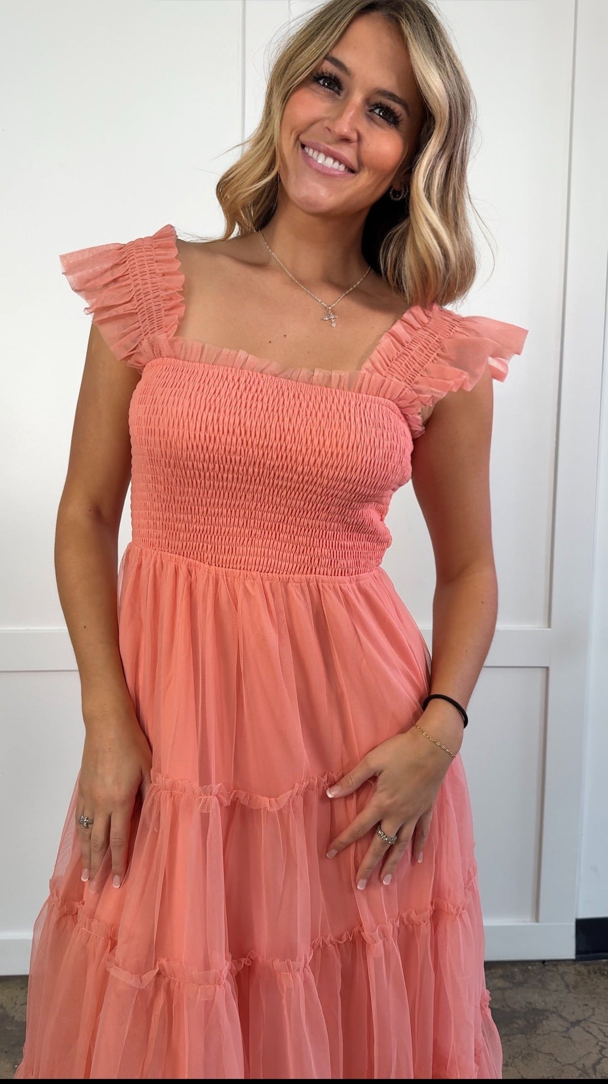 Tea Time Tulle Midi Dress