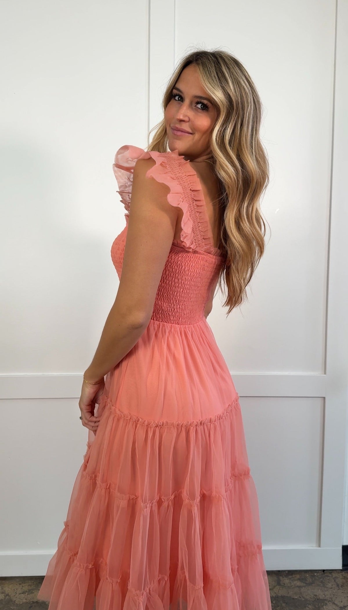 Tea Time Tulle Midi Dress