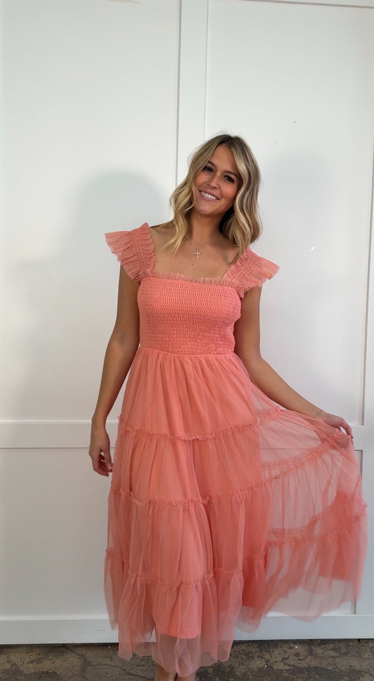 Tea Time Tulle Midi Dress