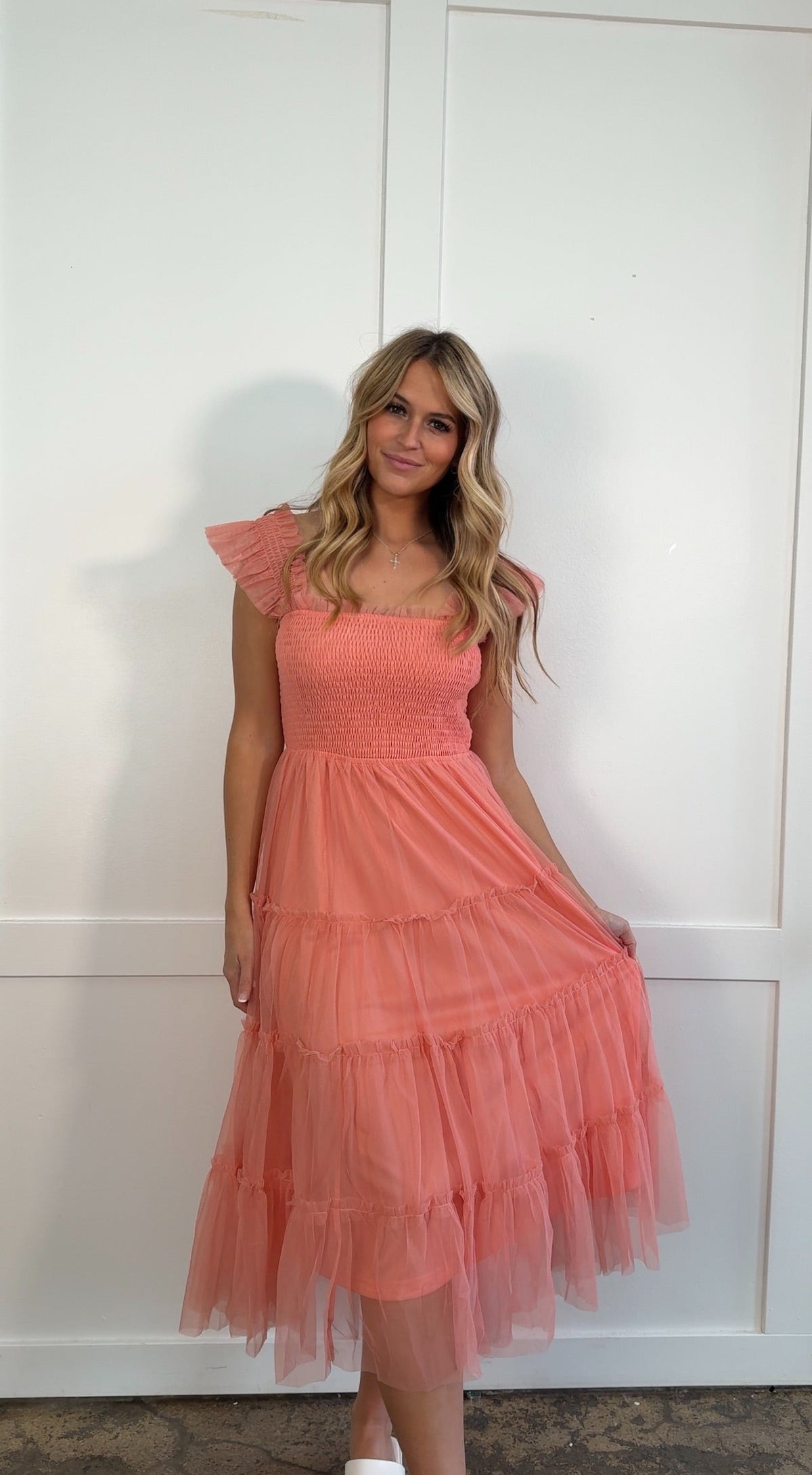 Tea Time Tulle Midi Dress