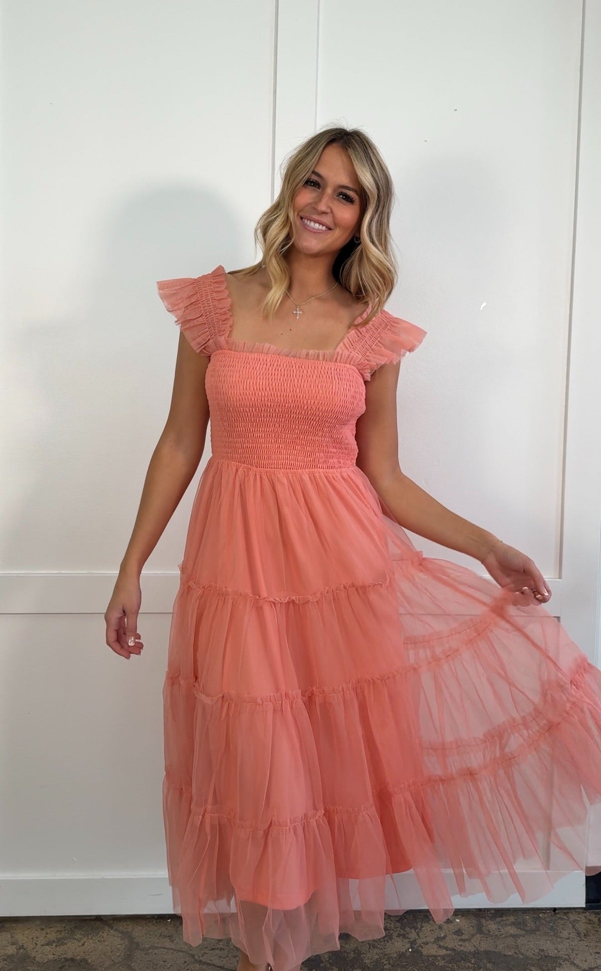 Tea Time Tulle Midi Dress