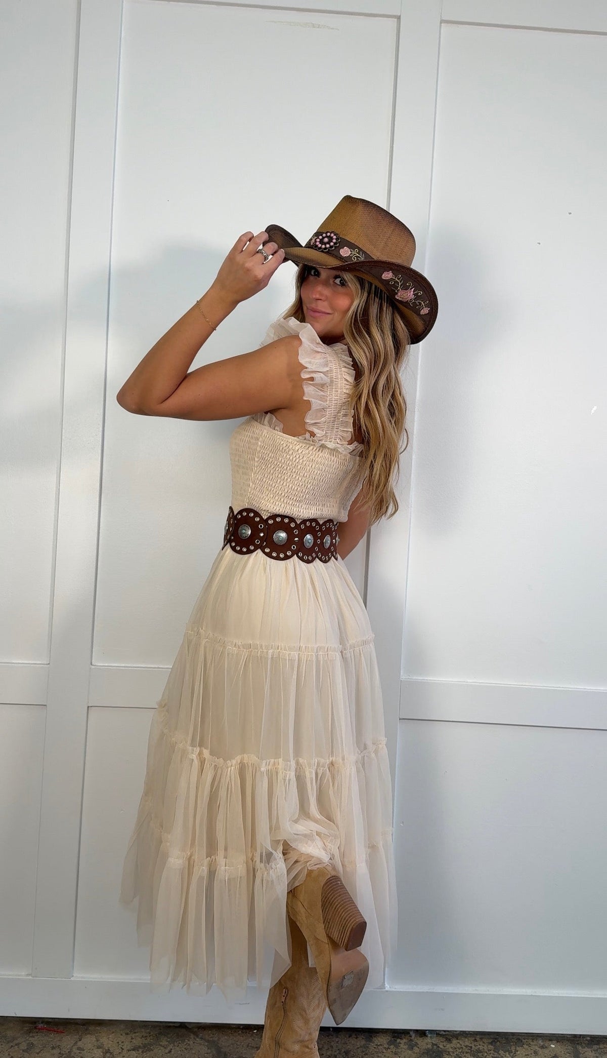 Tea Time Tulle Midi Dress