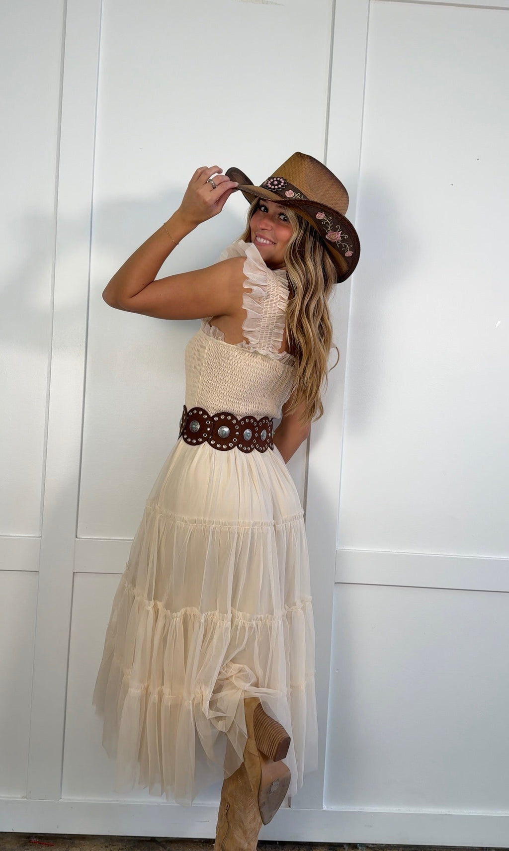 Tea Time Tulle Midi Dress