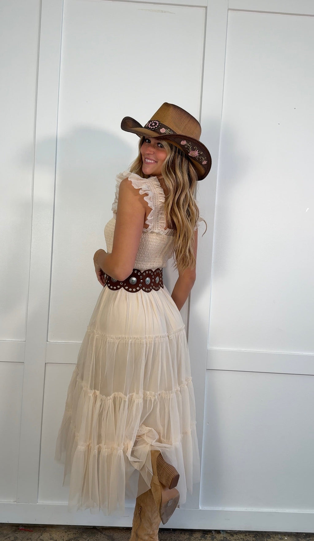 Tea Time Tulle Midi Dress