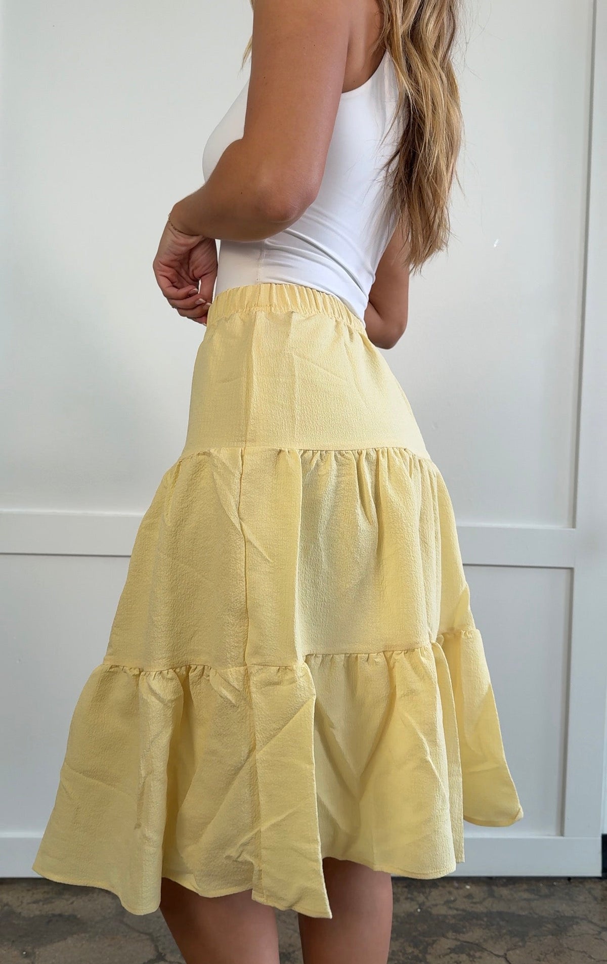 Holly Tiered Midi Skirt