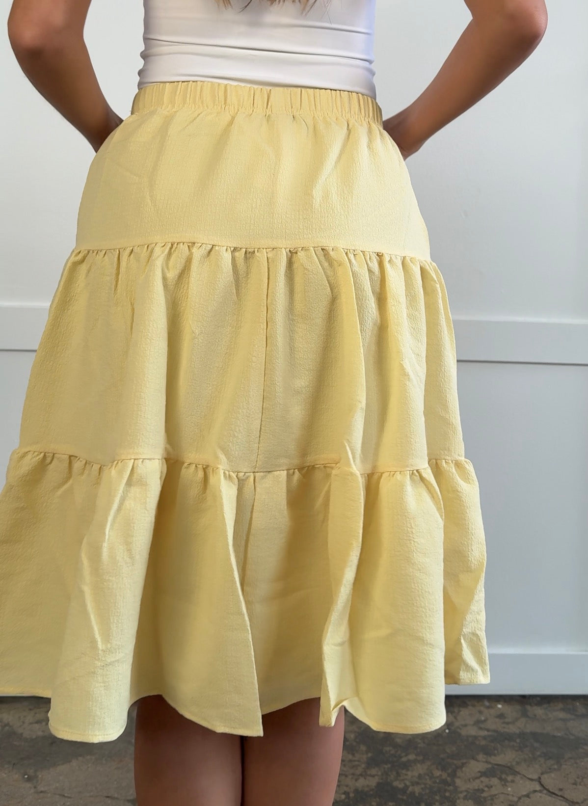 Holly Tiered Midi Skirt