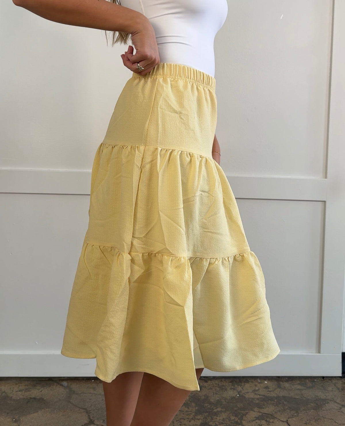 Holly Tiered Midi Skirt