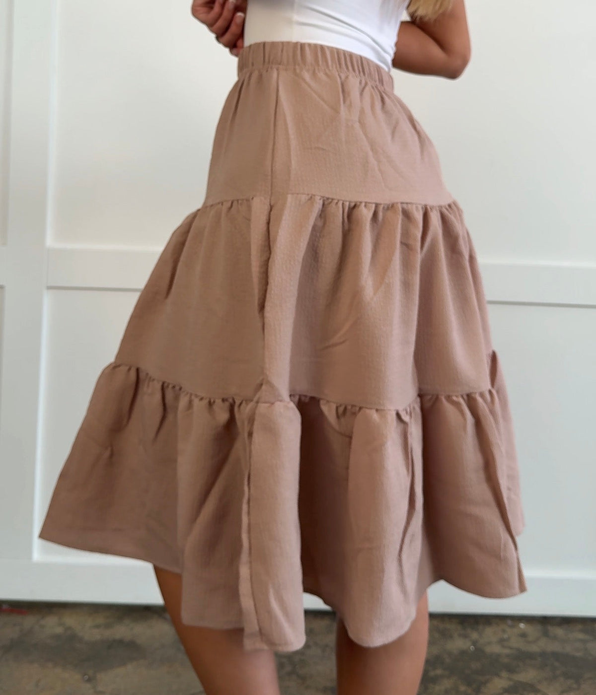 Holly Tiered Midi Skirt