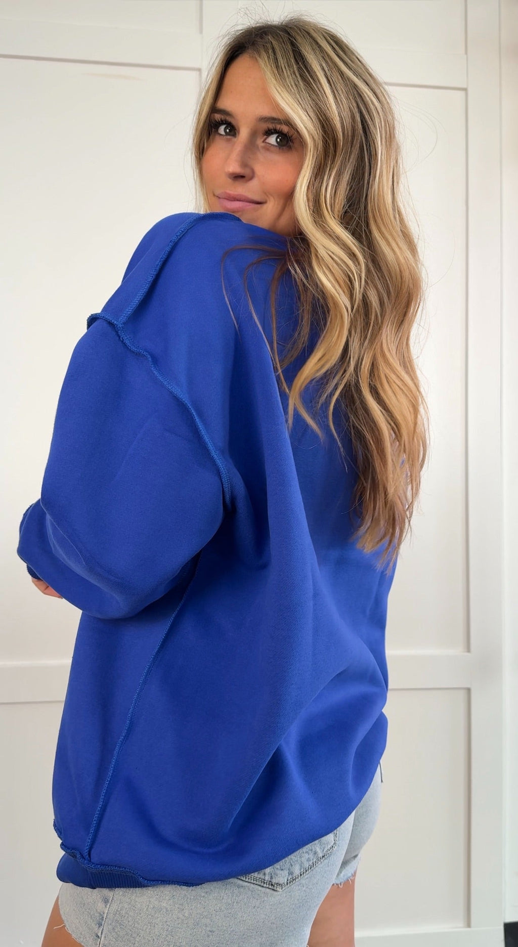 Tilly Jesus Reversible Oversized Mockneck Crew