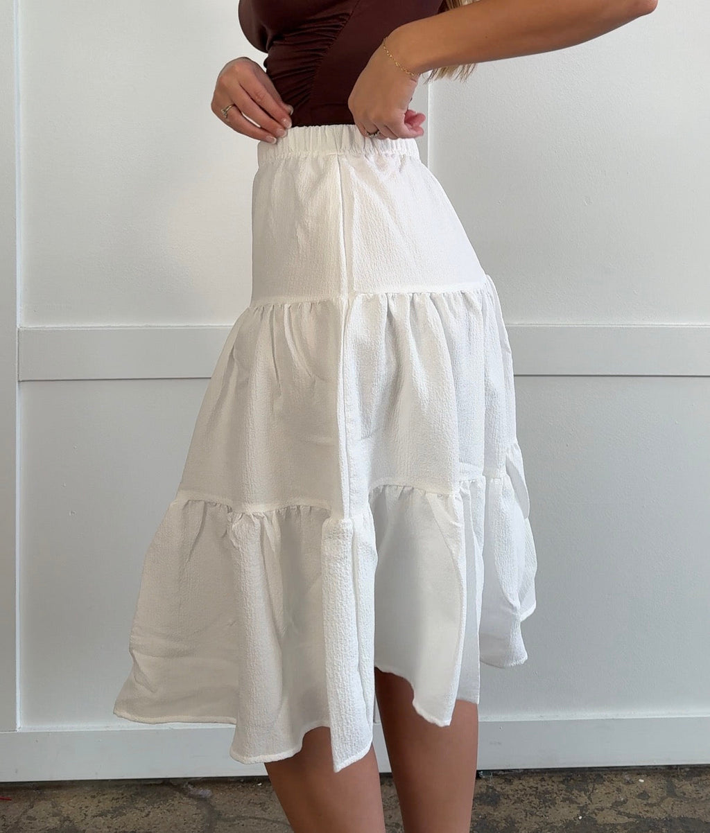 Holly Tiered Midi Skirt