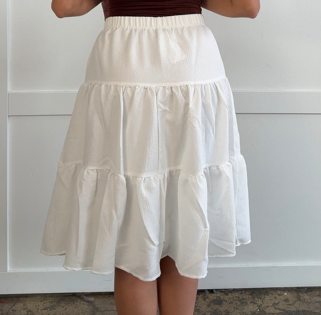 Holly Tiered Midi Skirt
