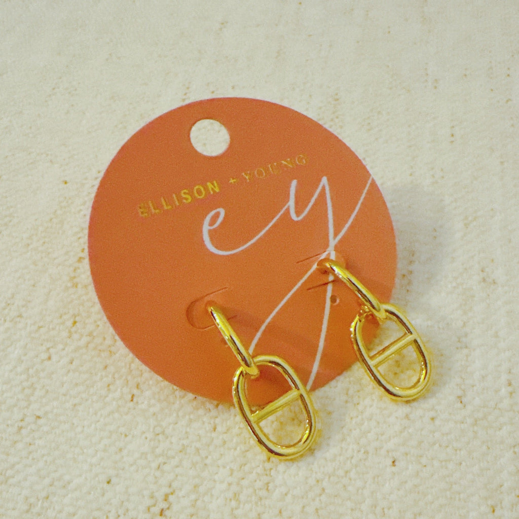 Bit Of Gold Dangle Earrings