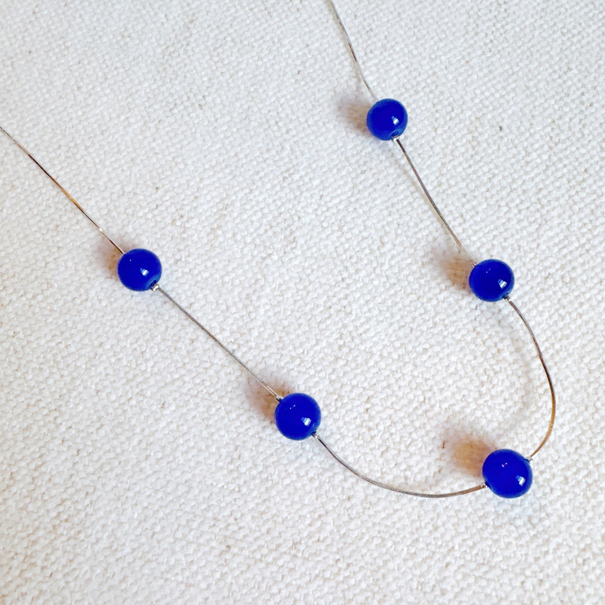 Indigo Motion Necklace