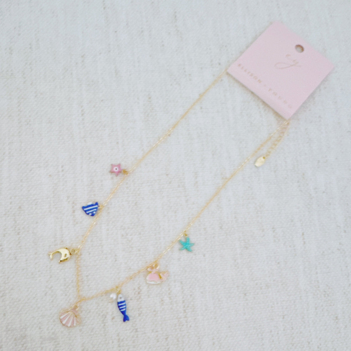 Ocean Friends Charm Necklace – Sea Life Vibes