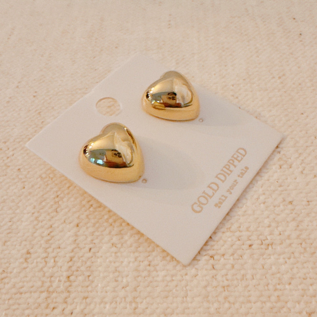 Penny Lovely Heart Stud Earrings