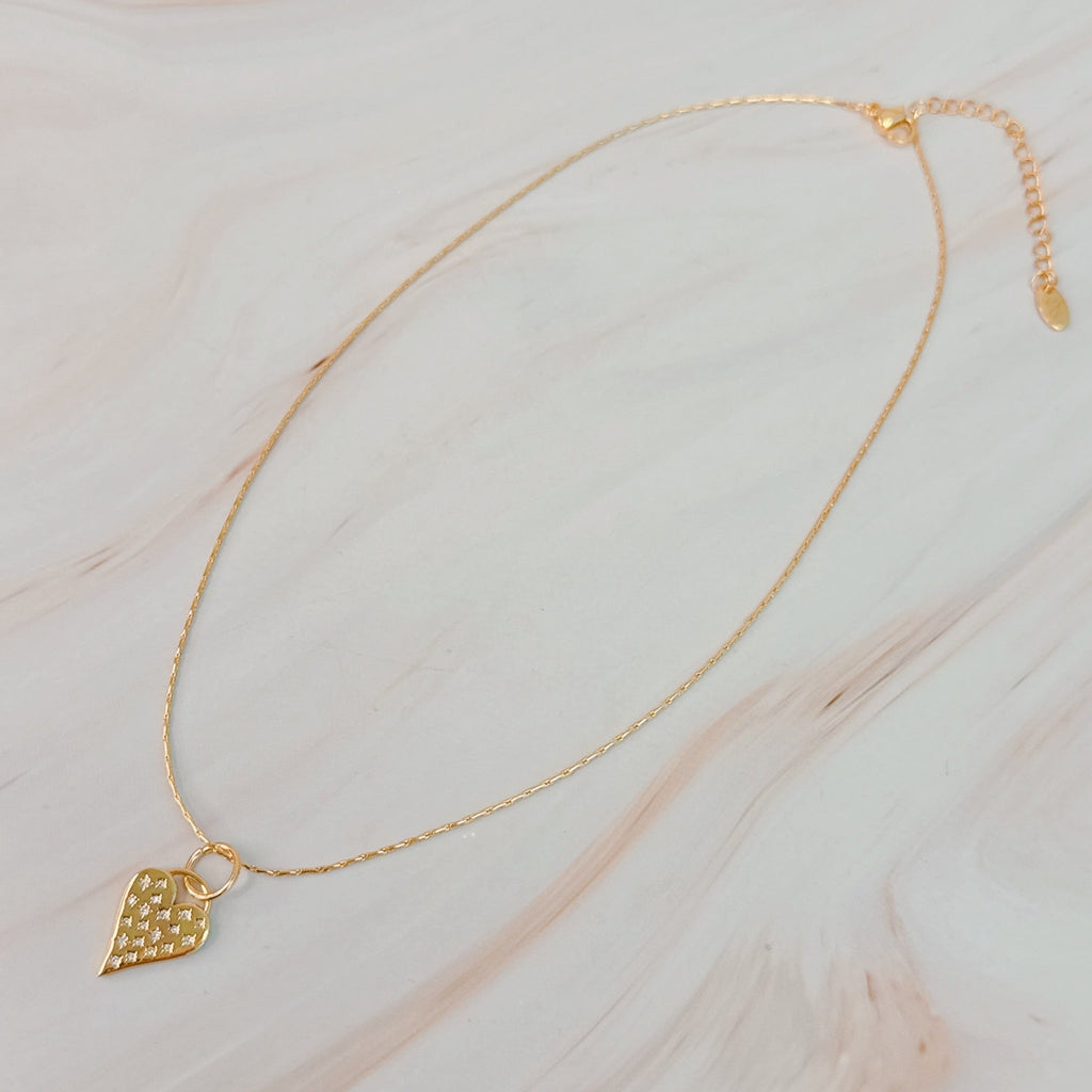 Stars Throw Heart Necklace